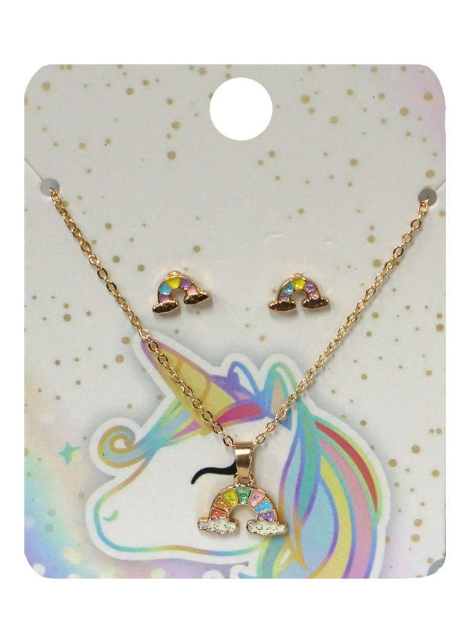 AIWANTO - Alissa Necklace And Earrings Jewellery Set - Image 1