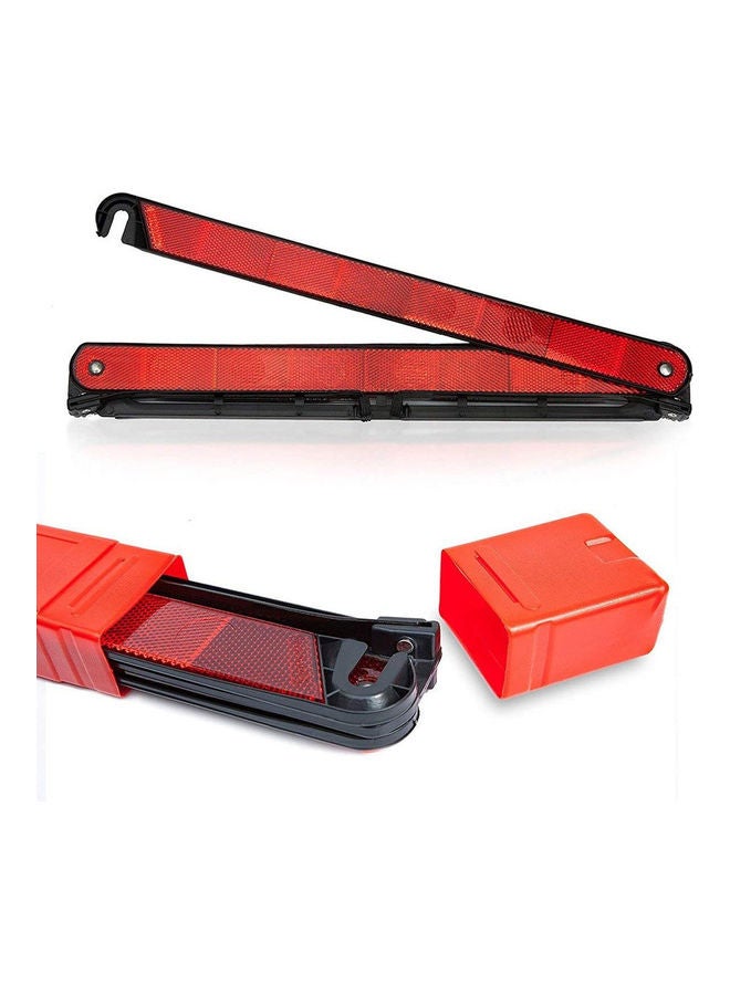 3-Piece Emergency Warning Triangle Reflector Safety Triangle Kit