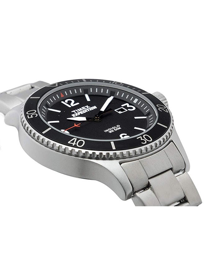 تيميكس ساعة يد بعقارب بسوار إستانلس ستيل TW4B10900 men  - Image 5