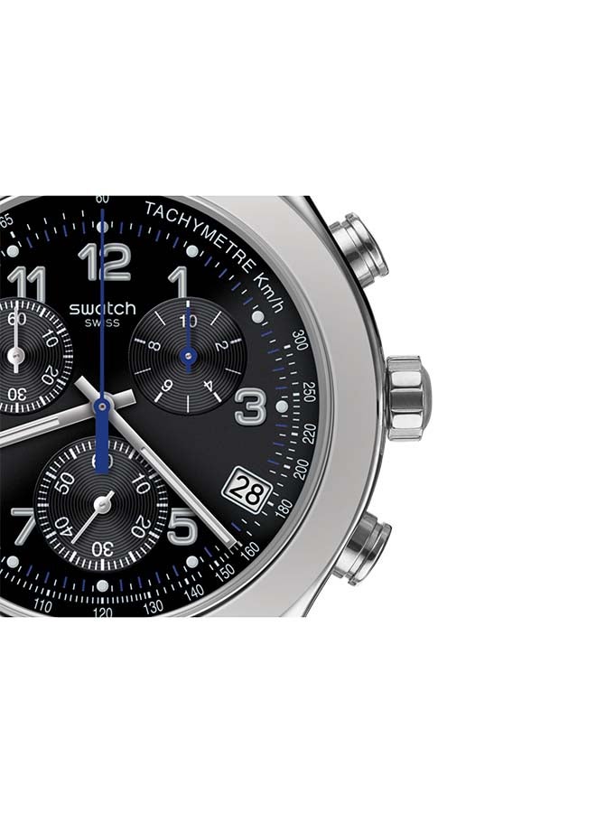 Swatch Men's Wrist Watch Chronograph Rubber YVS451 - Image 2