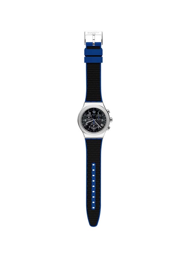 Swatch Men's Wrist Watch Chronograph Rubber YVS451 - Image 3