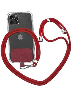 Generic Phone Lanyard Neck Holder With Adjustable Strap Red  - Image 1