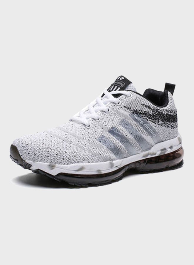 Beauenty Full Length Air Cushion Low Top Sneakers White/Grey/Black  - Image 2