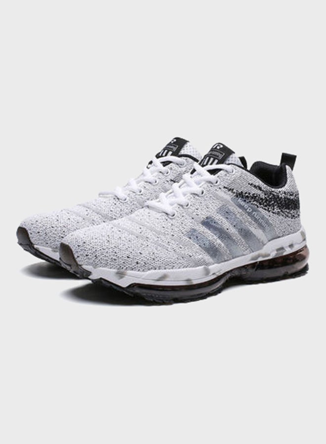 Beauenty Full Length Air Cushion Low Top Sneakers White/Grey/Black  - Image 3