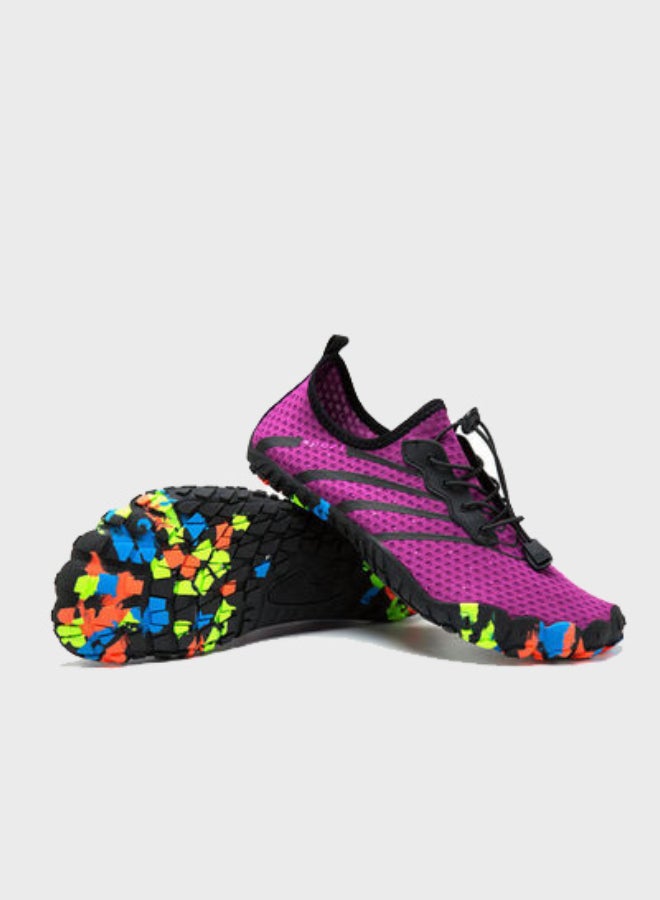 Beauenty Quick Drying Beach Wading Shoes Purple/Black  - Image 4