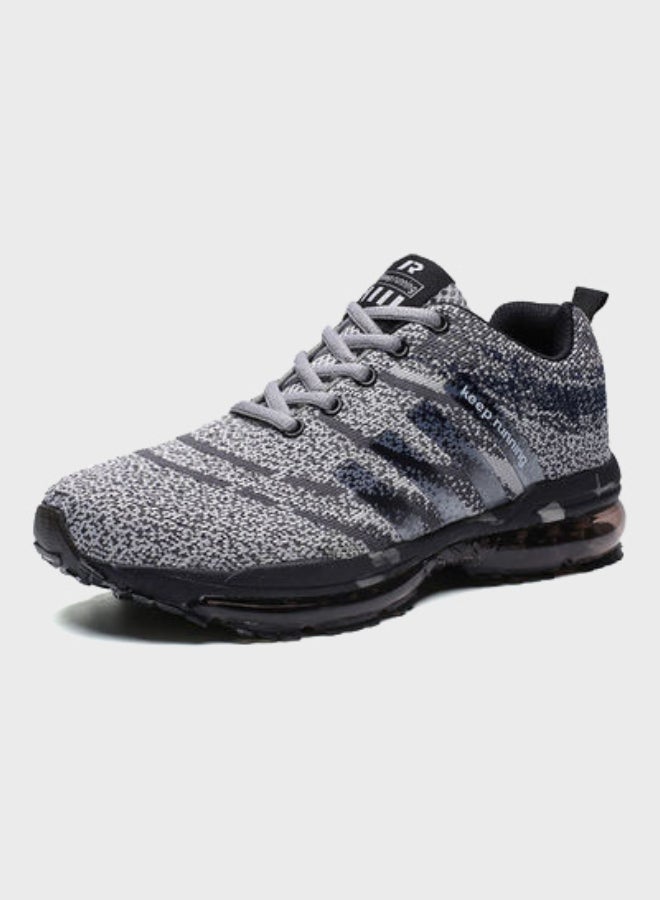 Beauenty Men's Lace-Up Running Shoes Grey/Black - Image 1