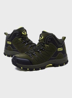 Beauenty Casual Lace-Up Hiking Shoes Green/Black  - Image 2
