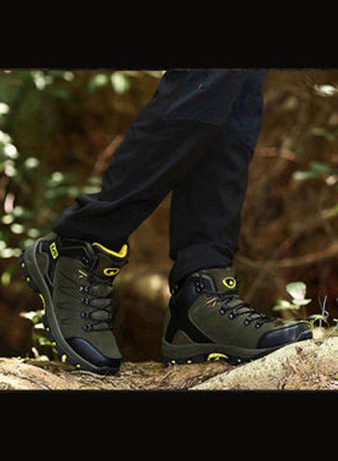 Beauenty Casual Lace-Up Hiking Shoes Green/Black  - Image 3