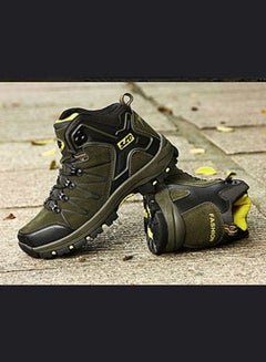 Beauenty Casual Lace-Up Hiking Shoes Green/Black  - Image 5