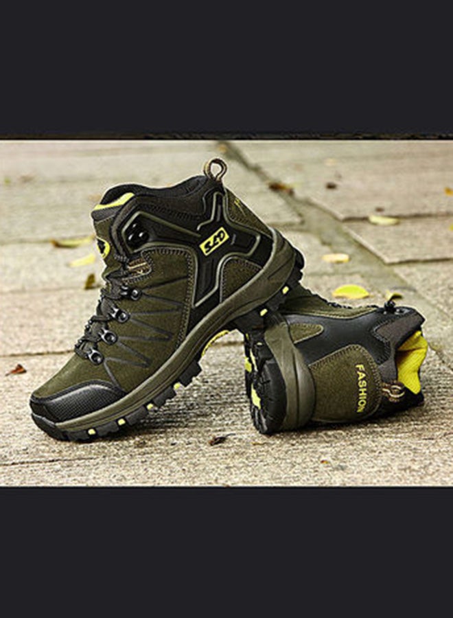 Beauenty Casual Lace-Up Hiking Shoes Green/Black  - Image 5