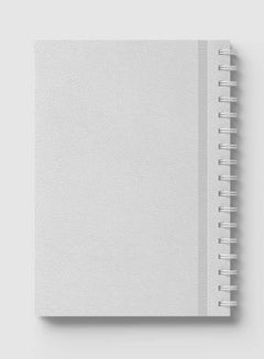 LOWHA Spiral Notebook For School Or Business Note Taking With 60 Sheets   White Cover With Band Design Multicolour  - Image 5