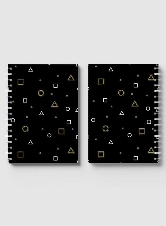 لوحة دفتر ملاحظات بسلك حلزوني يحتوي على 60 ورقة لتدوين ملاحظات المدرسة أو العمل متعدد الألوان - Image 4