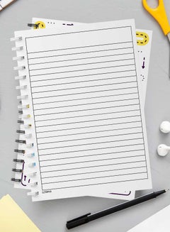LOWHA Spiral Notebook With 60 Sheets For School Or Business Note Taking Science Art Multicolour  - Image 3