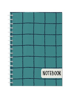 LOWHA Spiral Notebook For School Or Business Note Taking With 60 Sheets  Grid Line Seamless Pattern Multicolour  - Image 1