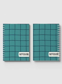 LOWHA Spiral Notebook For School Or Business Note Taking With 60 Sheets  Grid Line Seamless Pattern Multicolour  - Image 4