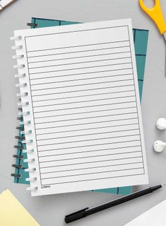 LOWHA Spiral Notebook For School Or Business Note Taking With 60 Sheets  Grid Line Seamless Pattern Multicolour  - Image 3