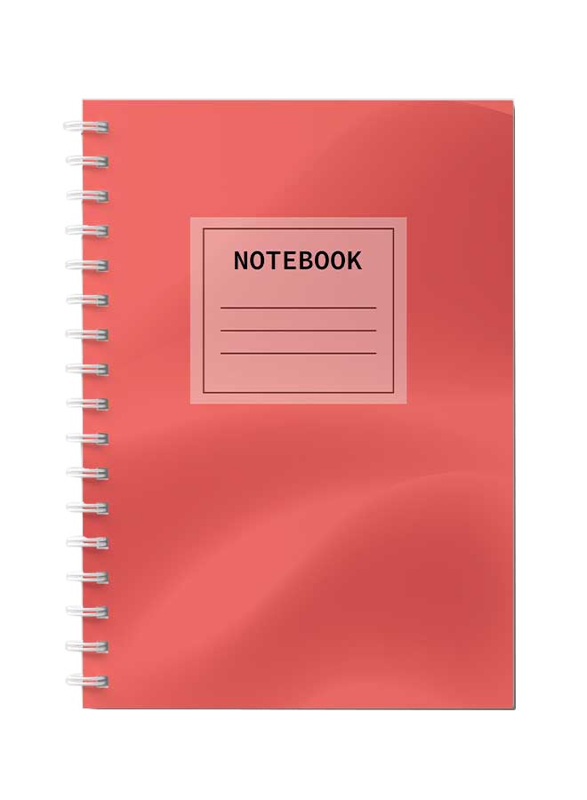 LOWHA Spiral Notebook For School Or Business Note Taking With 60 Sheets Minimalist Gradient Multicolour - Image 1