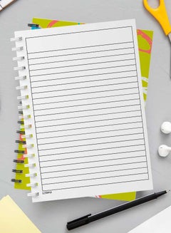 LOWHA Hand Drawn Echinacea Flower Design Spiral Notebook With 60 Sheets For School Or Business Note Taking Multicolour  - Image 3