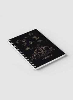LOWHA Hand Draw Nature and Space Design Spiral Notebook With 60 Sheets For School Or Business Note Taking Multicolour  - Image 2