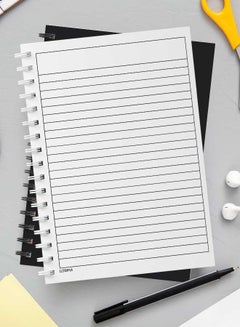 LOWHA Hand Draw Nature and Space Design Spiral Notebook With 60 Sheets For School Or Business Note Taking Multicolour  - Image 3