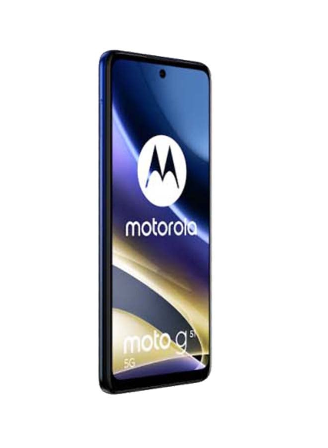 Motorola - Moto G51 Dual SIM Indigo Blue 4GB RAM 128GB 5G - Middle East Version - Image 1