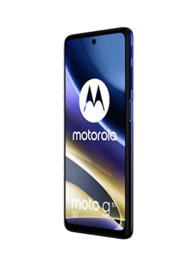 Motorola - Moto G51 Dual SIM Indigo Blue 4GB RAM 128GB 5G - Middle East Version - Image 1