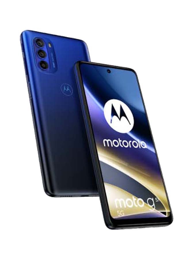 Motorola - Moto G51 Dual SIM Indigo Blue 4GB RAM 128GB 5G - Middle East Version - Image 1