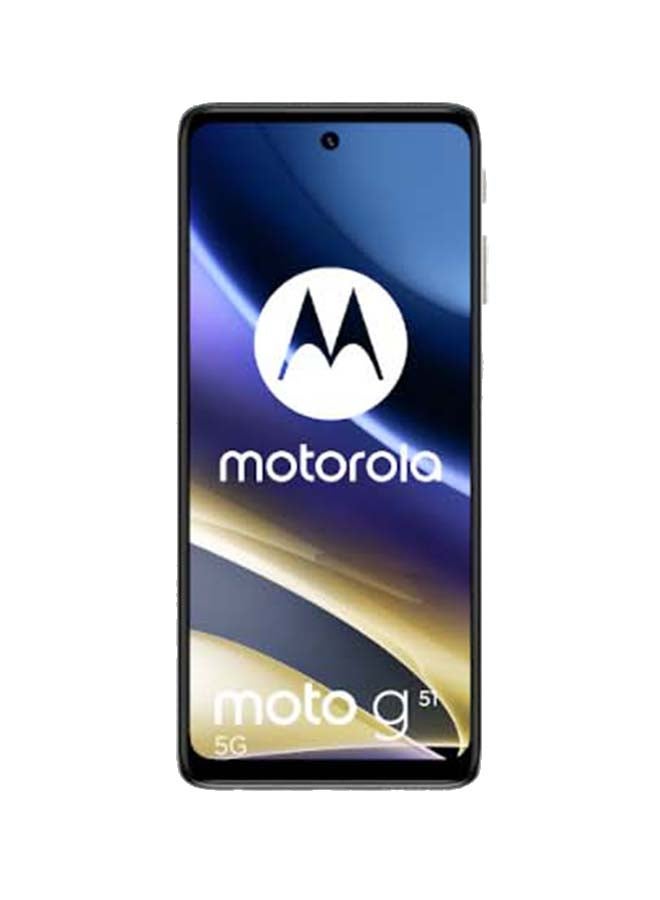 Motorola - Moto G51 Dual SIM Bright Silver 4GB RAM 128GB 5G - Middle East Version - Image 1