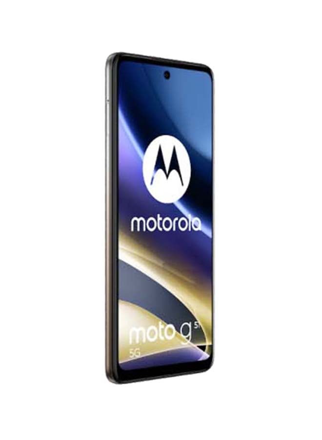 Motorola - Moto G51 Dual SIM Bright Silver 4GB RAM 128GB 5G - Middle East Version - Image 1
