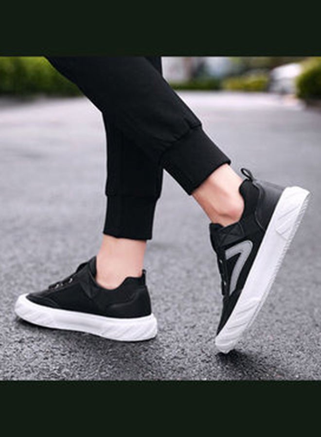 Beauenty Casual Hook And Loop Closure Low Top Sneakers Black/White/Grey - Image 2