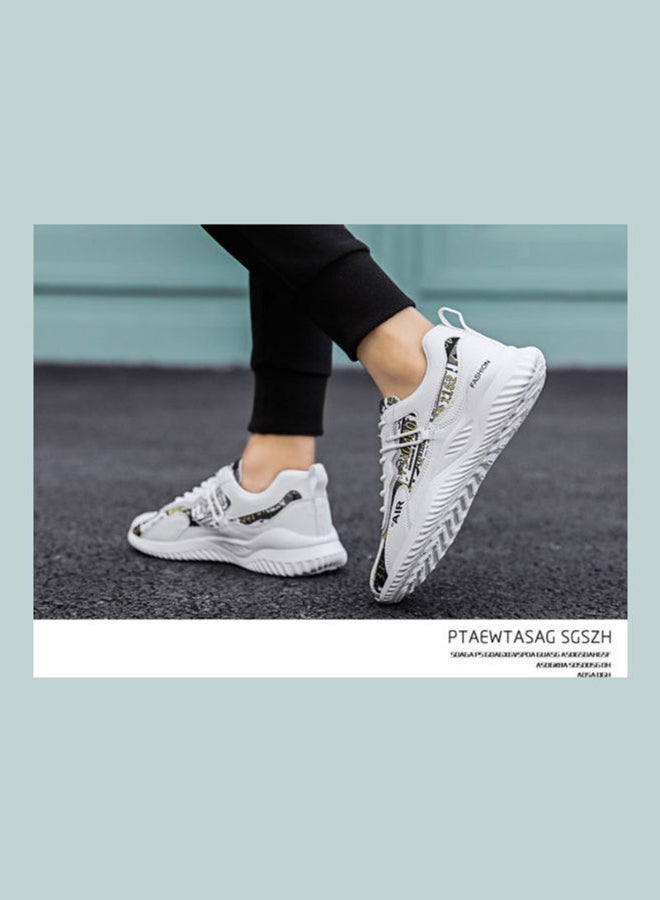 Beauenty Autumn Low Top Sneakers White/Yellow  - Image 3