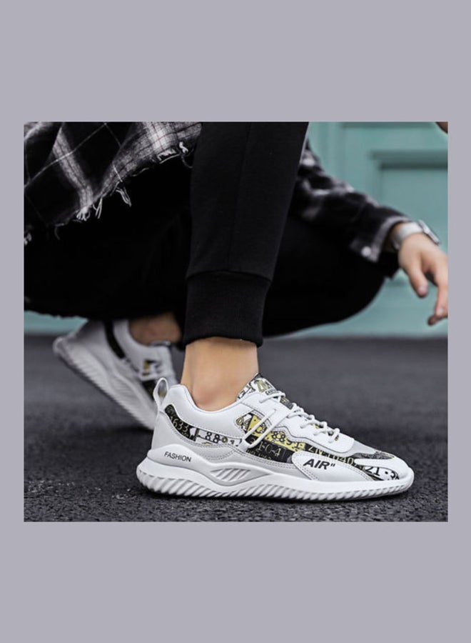 Beauenty Autumn Low Top Sneakers White/Yellow  - Image 4