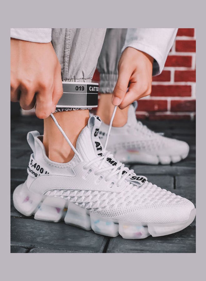 Beauenty Summer Sports Low Top Sneakers White/Black  - Image 2