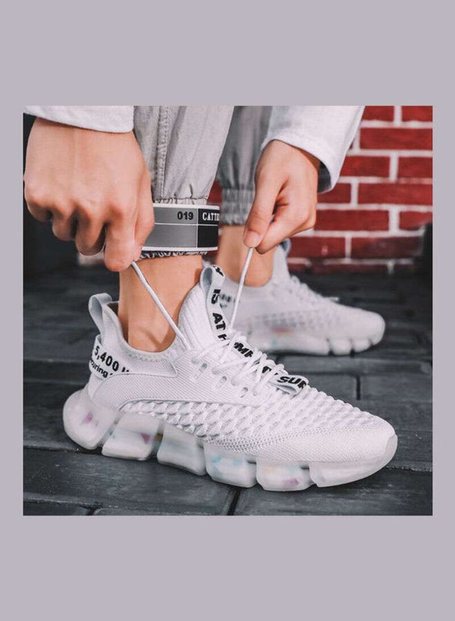 Beauenty Summer Sports Low Top Sneakers White/Black  - Image 3