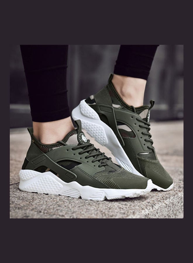 بيوينتي حذاء رياضي كاجوال برقبة منخفضة أخضر/أبيض - Image 3