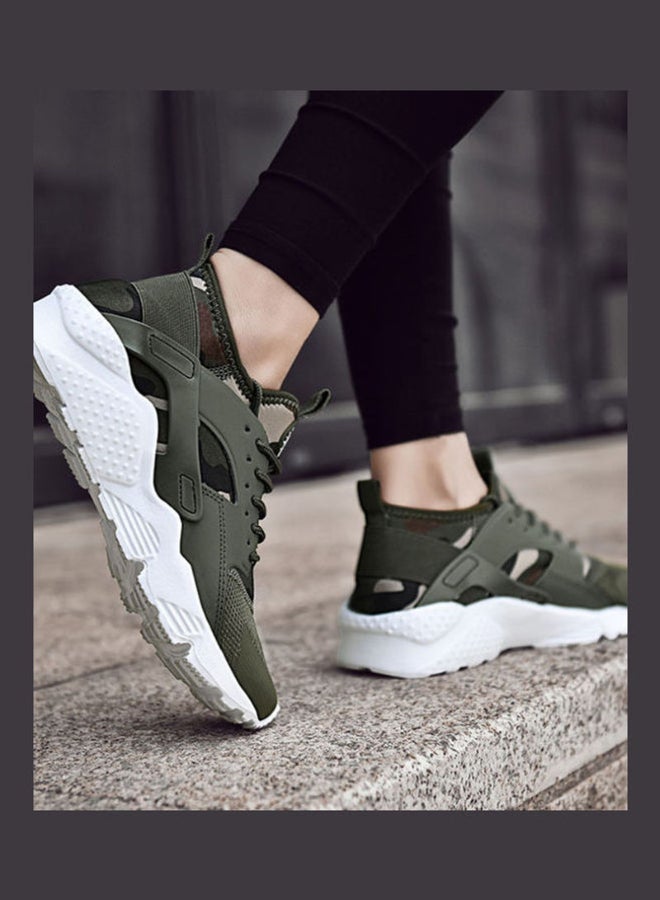 بيوينتي حذاء رياضي كاجوال برقبة منخفضة أخضر/أبيض - Image 4