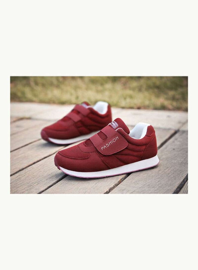 Beauenty Women's Low Top Sneakers Red/White  - Image 2