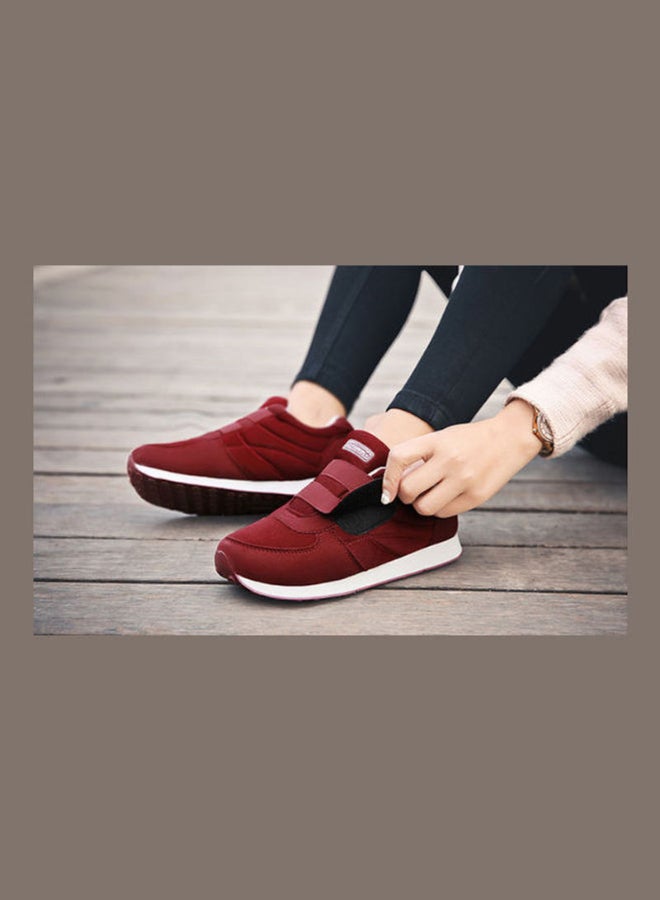 Beauenty Women's Low Top Sneakers Red/White  - Image 4