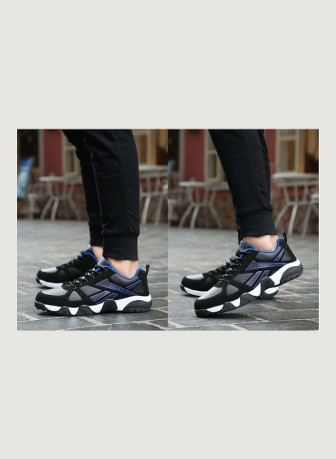 Beauenty Lace-Up Detail Low Top Sneakers Black/White/Grey  - Image 3