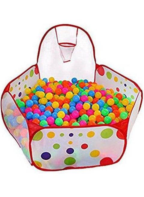 Open Balls Tent With Mini Basketball & 50 Balls