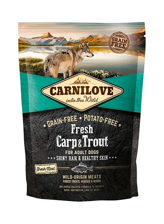 CARNILOVE Fresh Carp And Trout For Adult Dogs Brown 1.5kg 