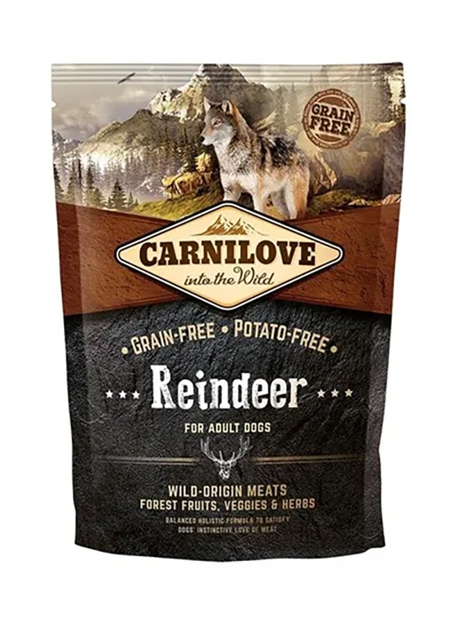 CARNILOVE Reindeer For Adult Dogs Brown 1.5kg 