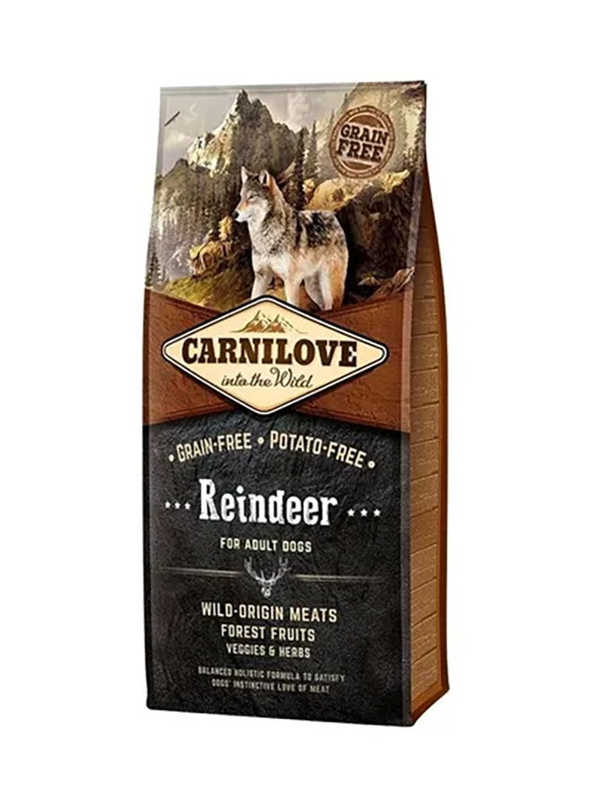 CARNILOVE Reindeer For Adult Dogs Brown 12kg 