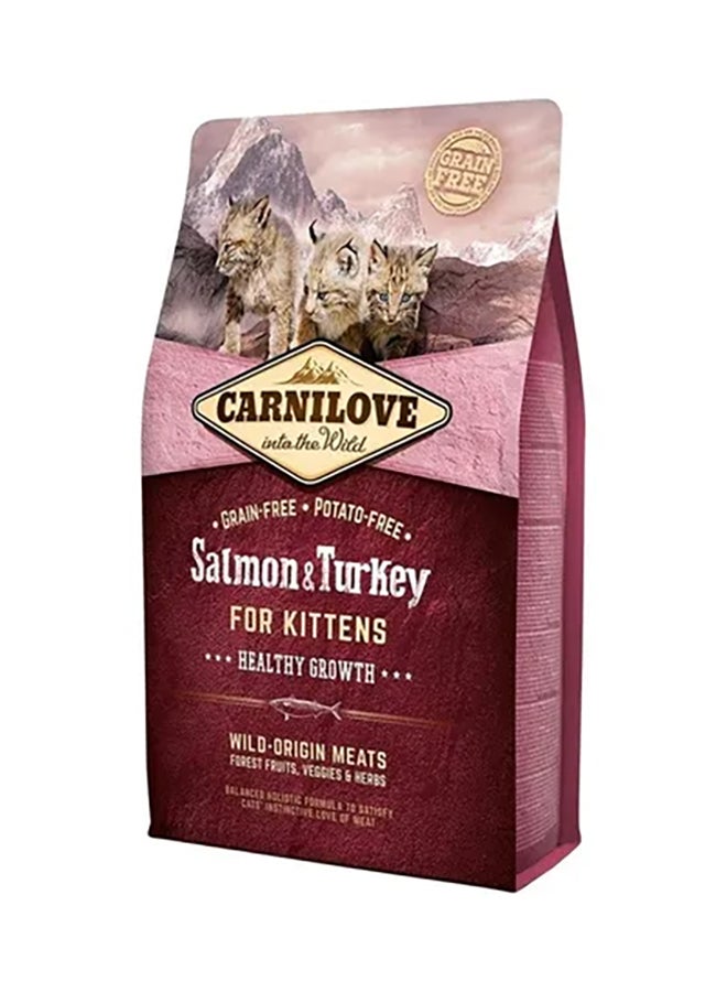 CARNILOVE - Salmon And Turkey For Kittens Brown 2kg - Image 1