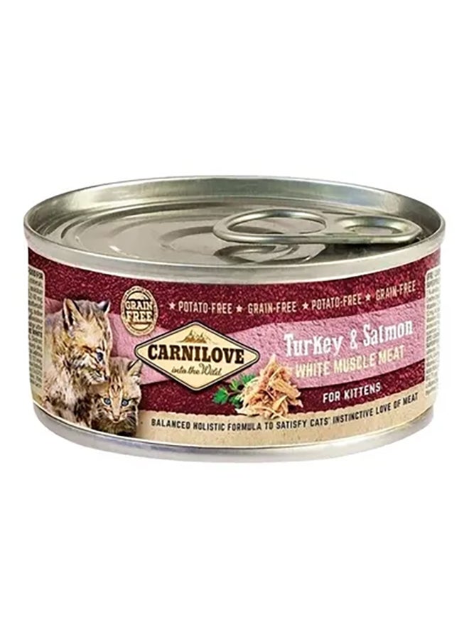 CARNILOVE Turkey And Salmon For Kittens Brown 1200grams 