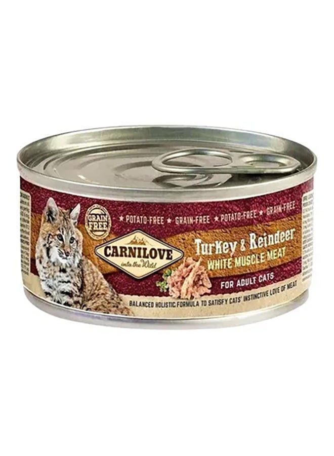 CARNILOVE Turkey And Reindeer For Adult Cats Brown 1200grams 