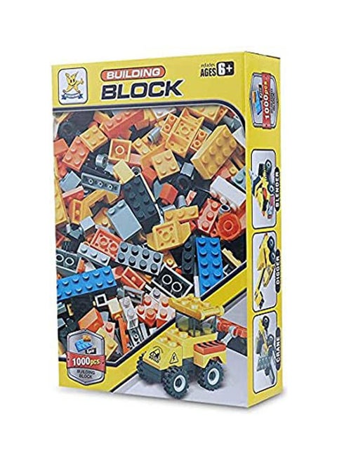 Plastic Building Blocks For Unisex, Set Of 1000 Pieces