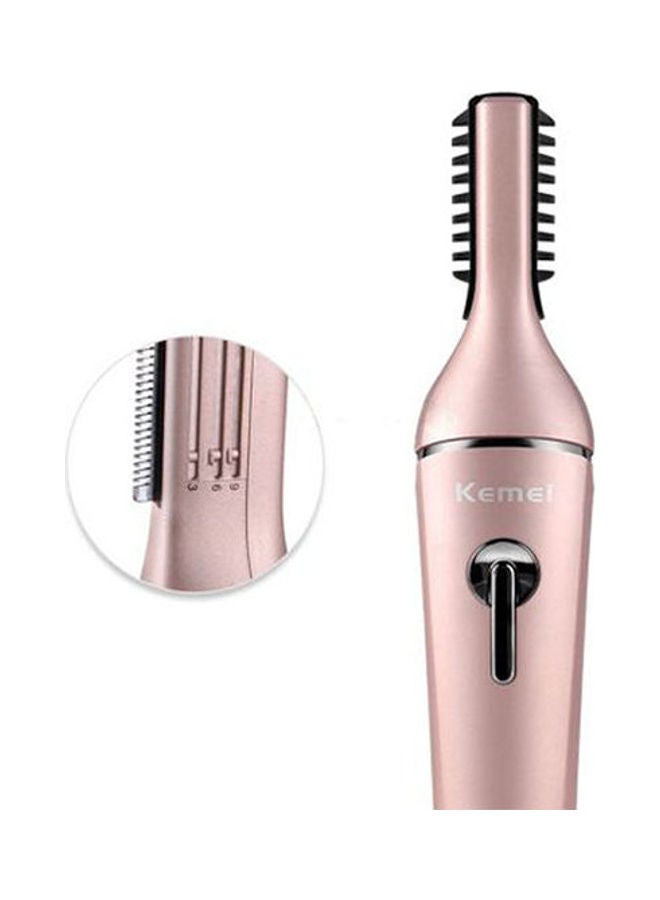 Kemei - 10 In 1 Grooming Kit And comb Pink - Image 1