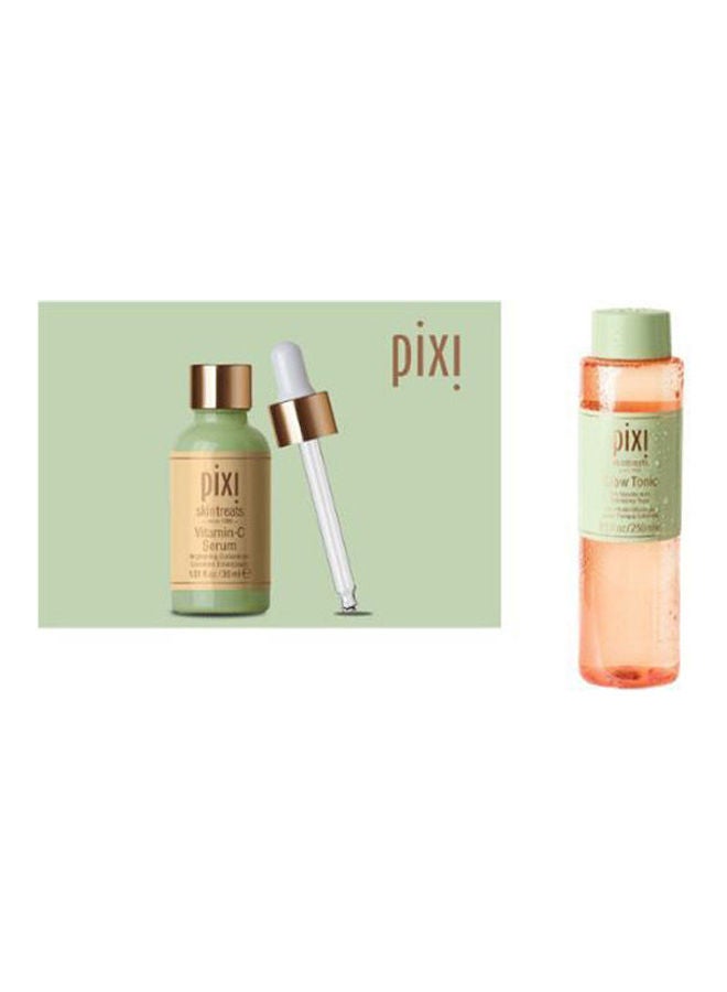 pixi Vitamin C Serum 30Ml +Glow Tonic Green 250ml  - Image 1
