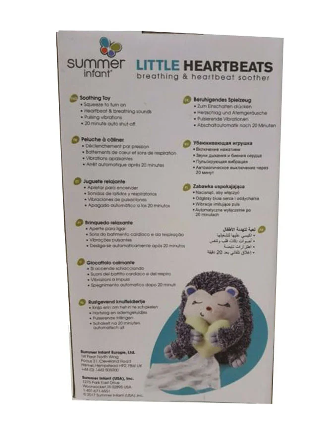 summer infant Little Heartbeats Hedgehog Soother